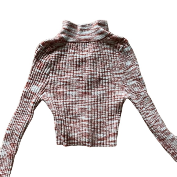 Urban Outfitters Orange Half Zip Long Sleeve - Picture 2 of 2